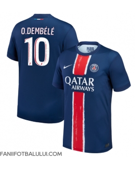 Paris Saint-Germain Ousmane Dembele #10 Tricou Fotbal Replică 2024-25 Barbati Acasa